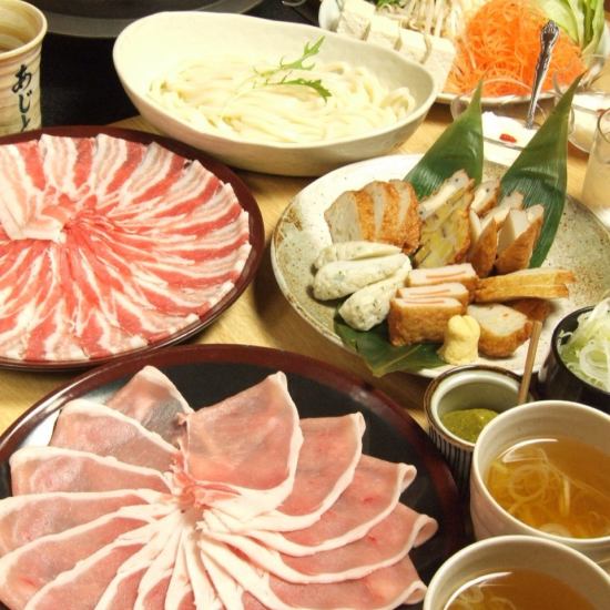 Shabu-shabu using Kagoshima black pork is also very popular from the media ♪