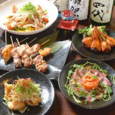 [Food only] Standard course of Aya chicken! 8 dishes total 3,000 yen