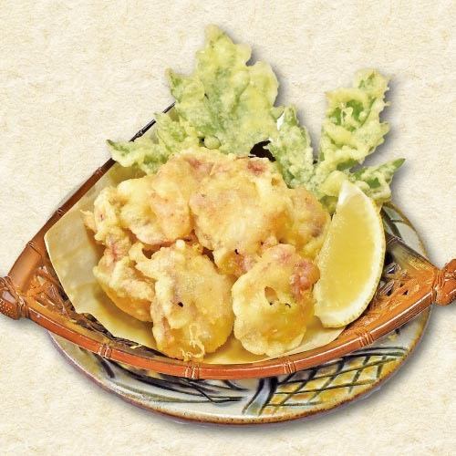 島ダコの天ぷら