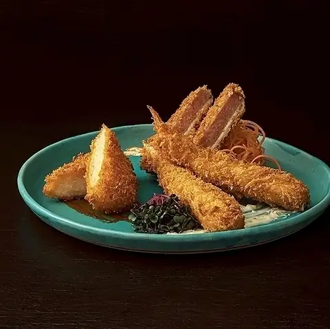 おまかせ和モダン ちょこっと色々揚げ物盛り 3種