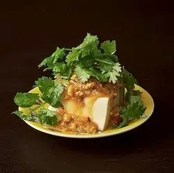 タイ風冷奴(パクチー豆腐)