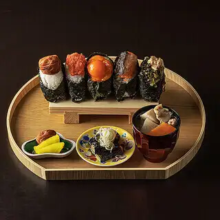 【釜戸ご飯ランチ】選べるおにぎり御膳 5種 1539円(税込)