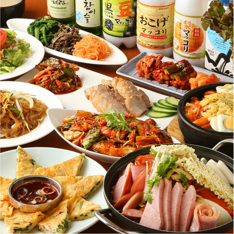[豐富的菜單]五花肉/奶酪烤雞/韓國家常菜
