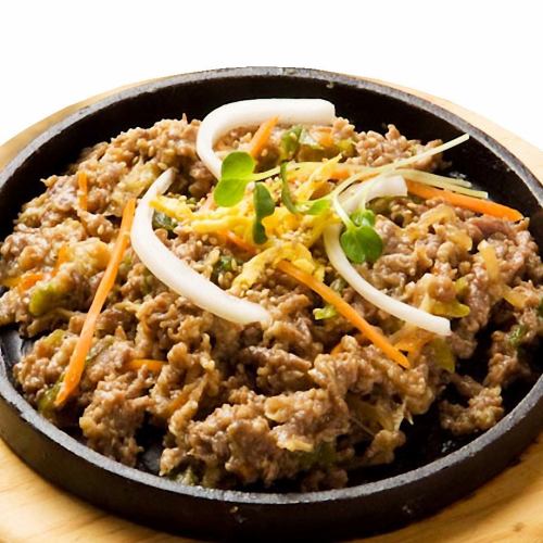 Iron plate bulgogi (single item)