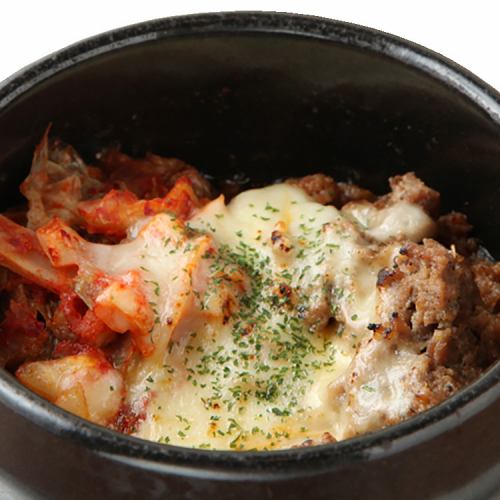 Cheese kimchi bulgogi jjigae (single item)