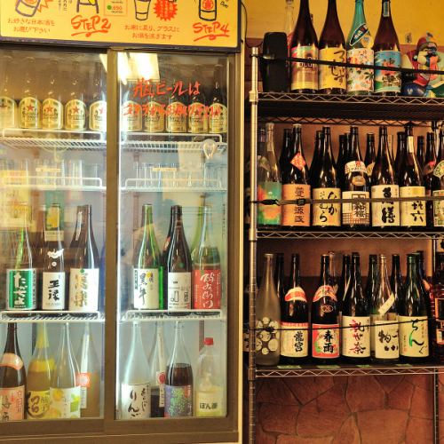 日本酒、焼酎豊富にご用意