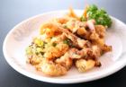 Fried squid with Japanese pepper