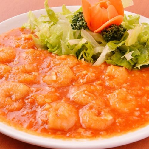 Boiled Shrimp with Chili Sauce