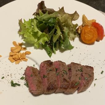 【和牛の旨味を存分に堪能◎】和牛ランプステーキ厳選コース 全6品/8,800円（税込）