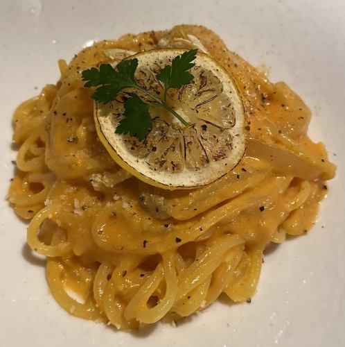 さっぱりレモンクリームパスタ