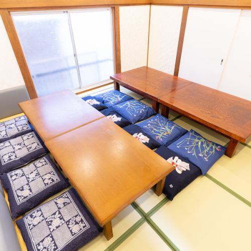 少人数でくつろげる座敷席