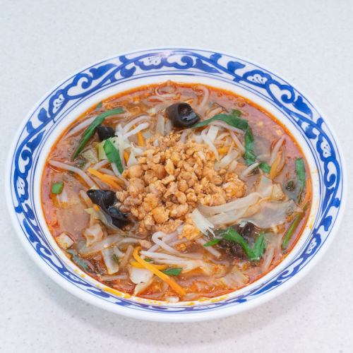 辛味噌ラーメン/鶏肉ラーメン/タンタンメン/麻婆メン　各