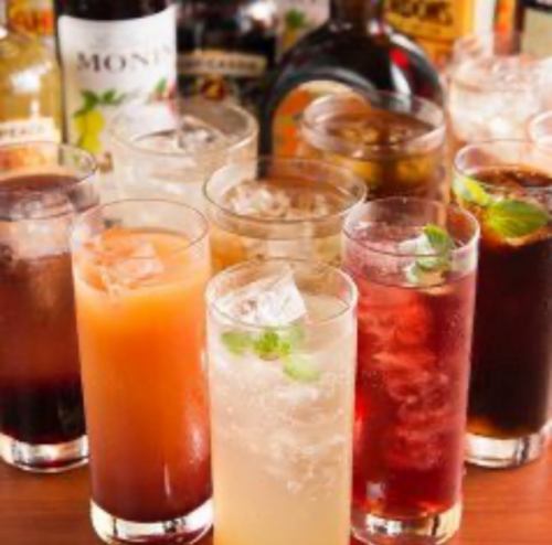 焼酎は芋・麦・黒糖など、豊富に取り揃えております!