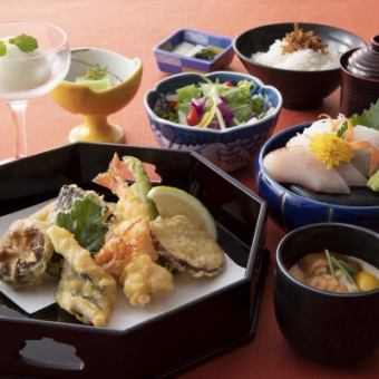 天麩羅会席ディナー「翡翠」