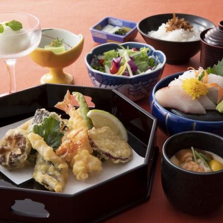 天麩羅会席ディナー「翡翠」
