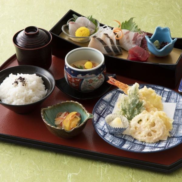 季節の四種盛り「お造り御膳」