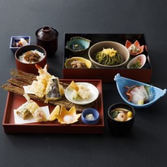天麩羅と茶そばディナー「和味～なごみ～御膳」