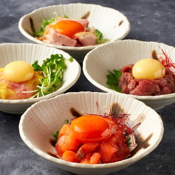 肉に魚に野菜に鍋にと、多彩な掛け合わせ♪飲み放題付コースでは一段とお楽しみいただけます。