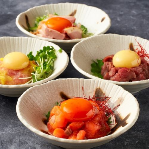 肉に魚に野菜に鍋にと、多彩な掛け合わせ♪飲み放題付コースでは一段とお楽しみいただけます。
