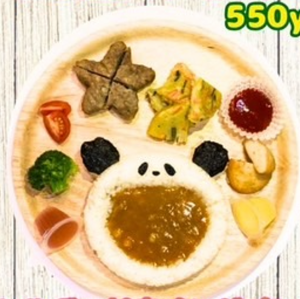 防過敏熊貓餐盤