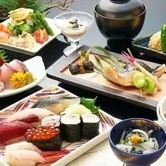 5~10月【クーポン利用で500円OFF】“飲み放題付”握りコース/6500円⇒6000円へ