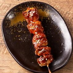 Fatty pork offal skewers