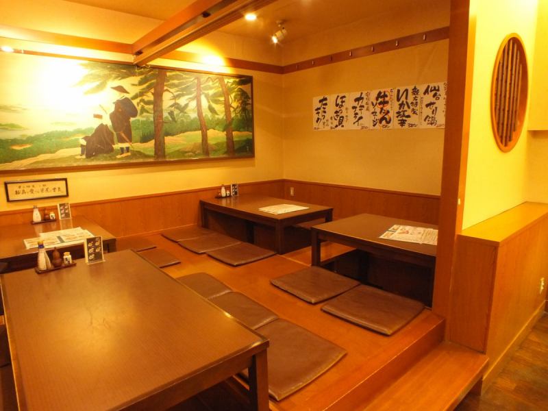 [Directly connected to Sendai Station] We have table seats and sunken kotatsu seats that can be used for first parties, second parties, and various company banquets.We also have private rooms with sunken kotatsu seats, so please make a reservation in advance for summer parties. Recommended☆