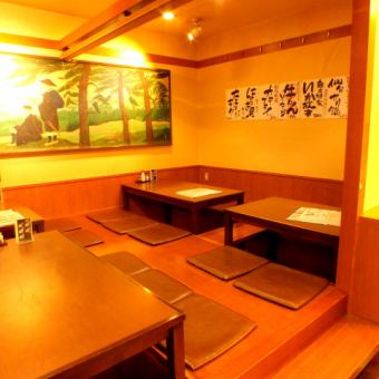 [Directly connected to Sendai Station] We have table seats and digging kotatsu seats that can be used for primary parties, second parties, and banquets of various companies. We recommend ☆ The popular hot pot course is available from November ♪