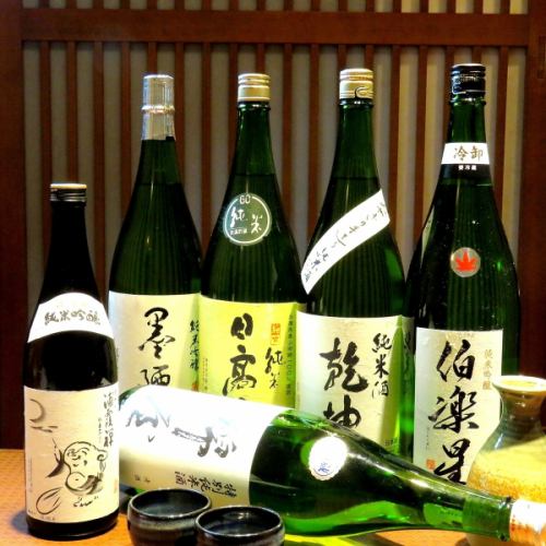 We also offer delicious local sake that goes well with the local cuisine.