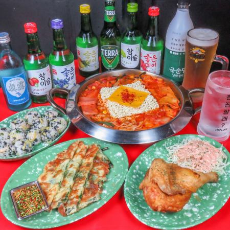 本場韓国屋台風居酒屋。平均予算2500円ほどでリーズナブルに◎