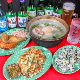 【OPEN～19時まで限定】HAPPYセット3,900円【＋1000円で通常1628円のチキンも付けられます！】