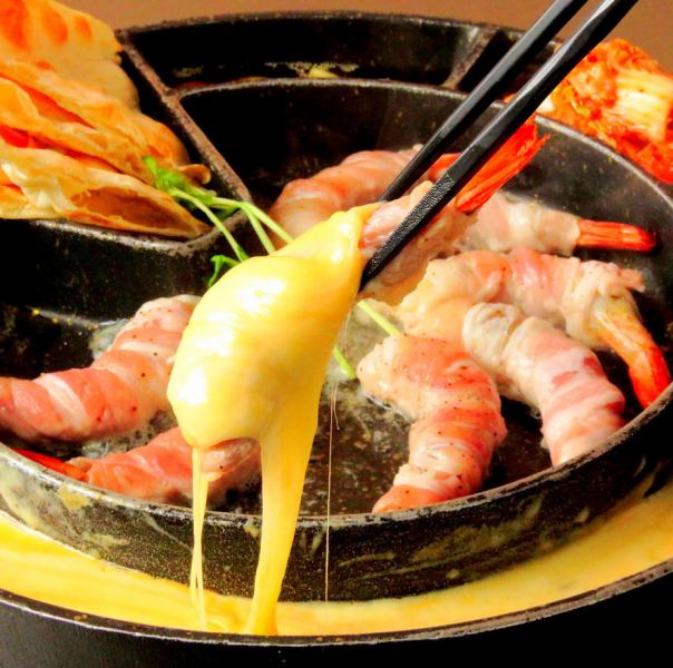 [New standard Korean food!? Shrimp x Pork x Cheese! Shrimp Gyeopsal