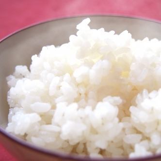 White rice average / large serving