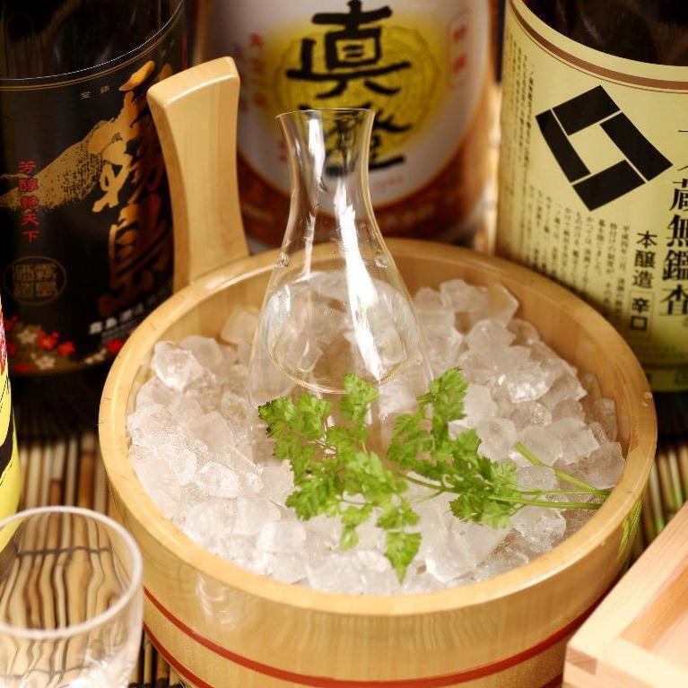 本格地酒・焼酎など豊富にご用意有。寛ぎ空間で旨い肴と旨い酒を