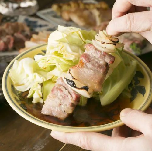 バラ(豚ネギマ)