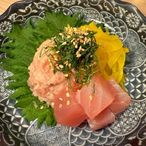 鮪トロたく大葉巻き