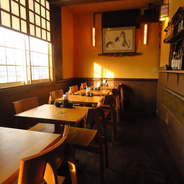 The restaurant on the 2nd floor is recommended for families as you can relax and enjoy your meal.The furniture such as tables and chairs are also carefully selected, and Hida furniture is used!