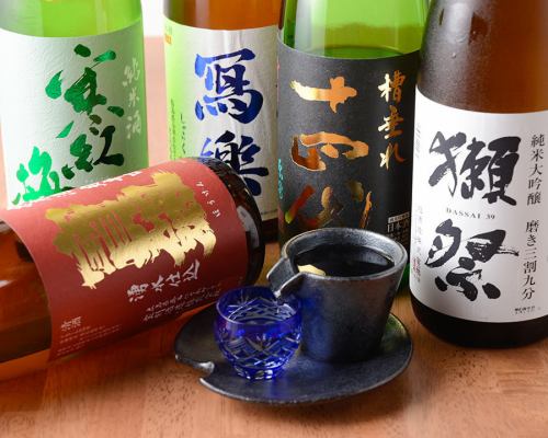 Carefully selected sake-pure rice sake-