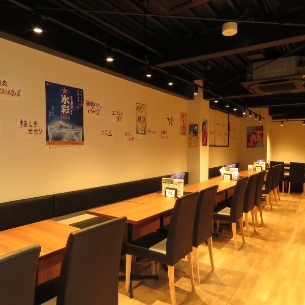 점내는 1층 44석, 2층 47석의 합해 91석! 대형 연회, 전세의 이용도 기다리고 있습니다!