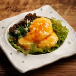Large shrimp with chili mayonnaise