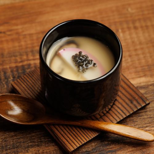 出汁が決め手!茶碗蒸し キャビアのせ