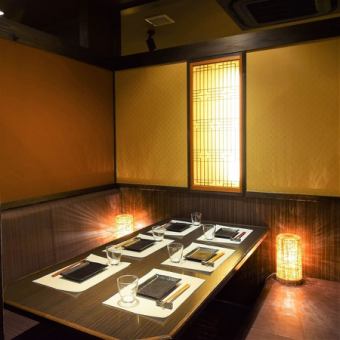 Private rooms with a calm, modern Japanese atmosphere are popular.Can be used even by a small number of people♪