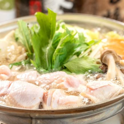 【凛コース】平日限定！鮮魚お造り2種や鶏つくねのみぞれ鍋堪能♪飲み放題付2時間8品3500円