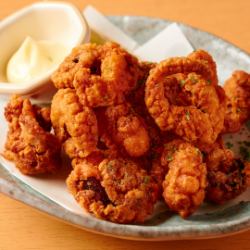北海タコの唐揚げ