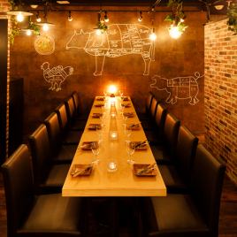 The spacious interior of the restaurant has a flexible layout and can comfortably accommodate groups from as few as 2 people to large groups!The modern and stylish Japanese atmosphere will take your drinking parties and banquets to the next level!Birthday parties This is also a recommended space!