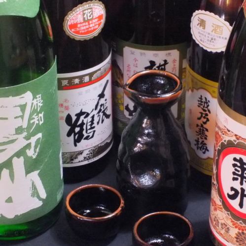 日本酒も人気です☆