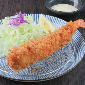 【僅限外帶套餐】超大炸蝦 1,100日圓（含稅）