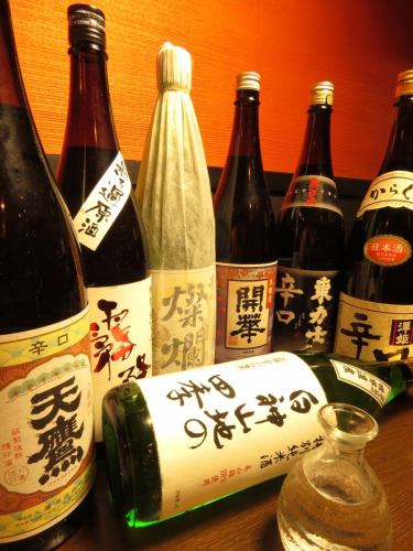 無限暢飲單品中還可以添加日本酒無限暢飲♪