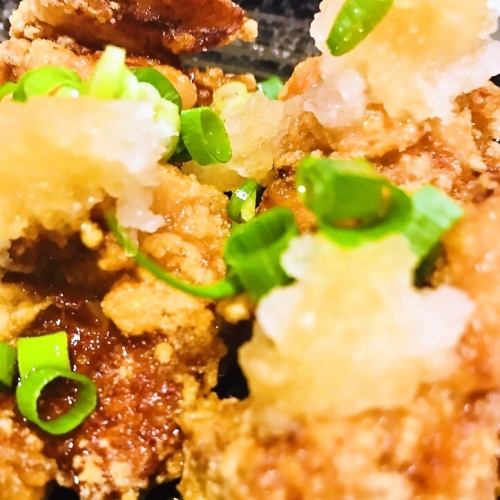Fried chicken thigh tatsuta