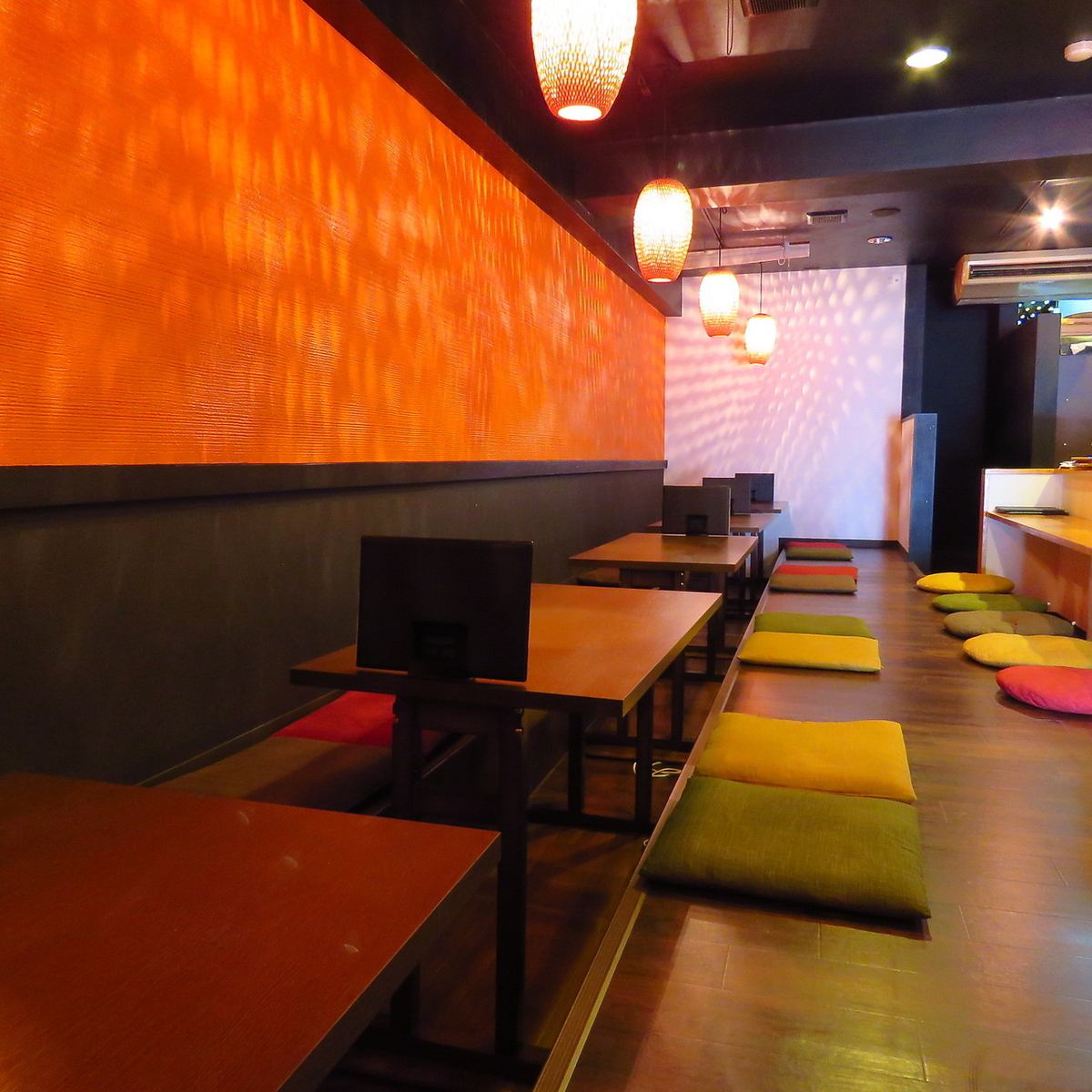 掘りごたつ席でゆったりと♪デートや接待などおもてなしにも◎